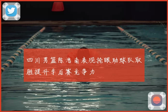 四川男篮陈浩南表现抢眼助球队取胜提升季后赛竞争力