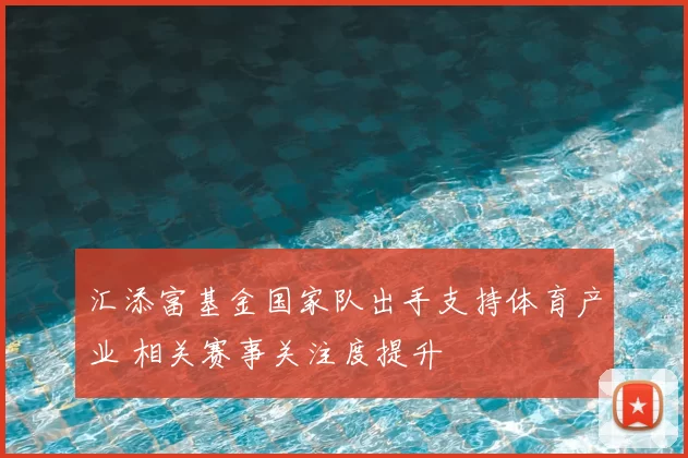汇添富基金国家队出手支持体育产业 相关赛事关注度提升